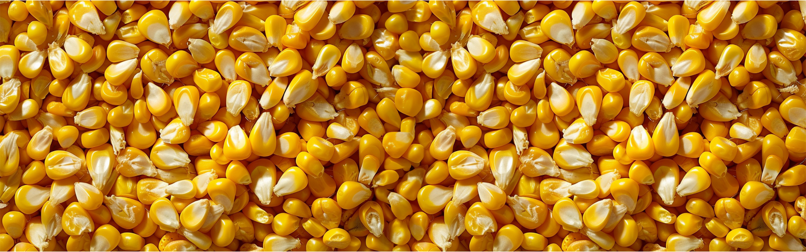 A close up image of corn kernels.