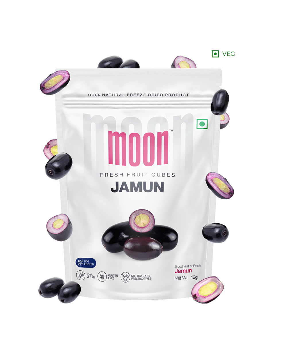 Freeze Dried Jamun Cubes